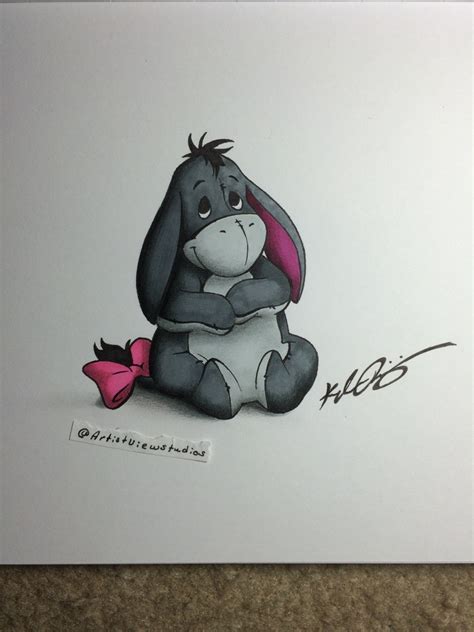 ArtistViewStudios — Drawing of Baby Eeyore...