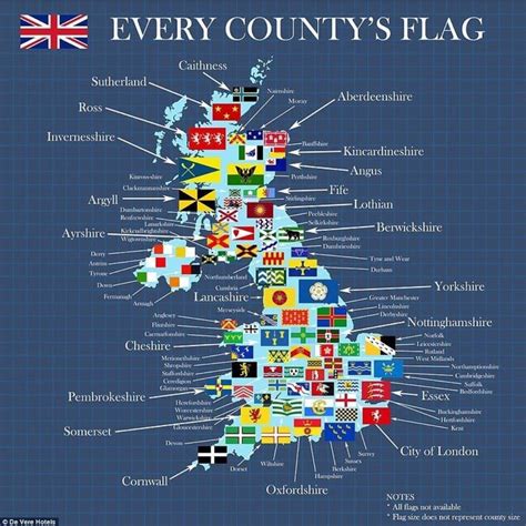 Every UK County Flag : MapPorn