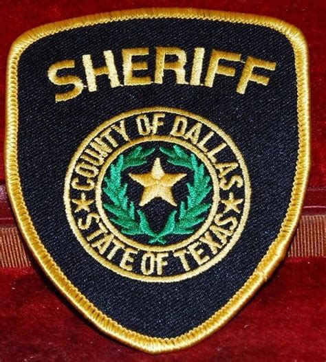 Dallas county Sheriff TX | Texas police, Police badge, Police patches