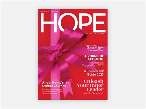 Hope Magazine Holiday Issue by Alex Pesak on Dribbble