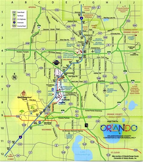 Cities Near Orlando Florida Map