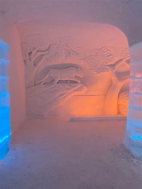 Wall sculptures in the Ice Hotel at Sorrisniva, Norway | Flickr