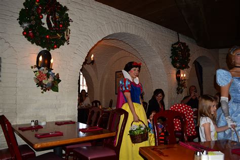 Princess Dining at Akershus Royal Banquet Hall in Norway at Epcot including Belle's Christmas ...