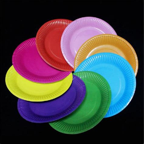 Colored Paper Plates Manufacturer in Tumkur Karnataka India by M K Enterprises | ID - 3388677