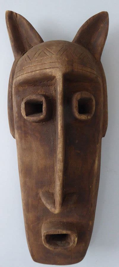 AFRICAN DOGON MALI ZOOMORPHIC Tribal MASK ⋆ Copper Shield Tribal Art