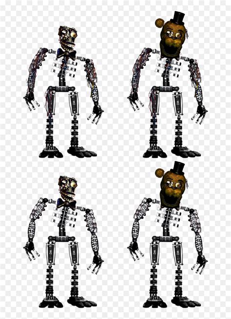 Endoskeleton Fnaf 2 Parts, HD Png Download - vhv