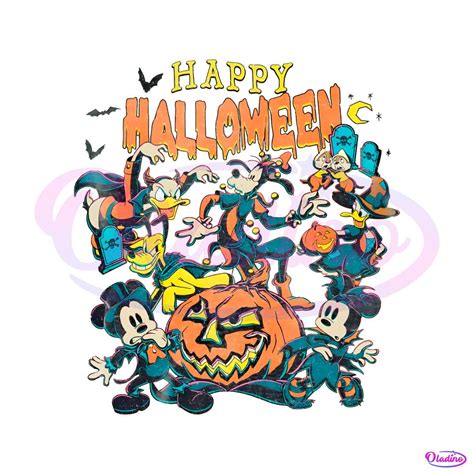 Disney Happy Halloween Disneyland Trip PNG Download - Oladino