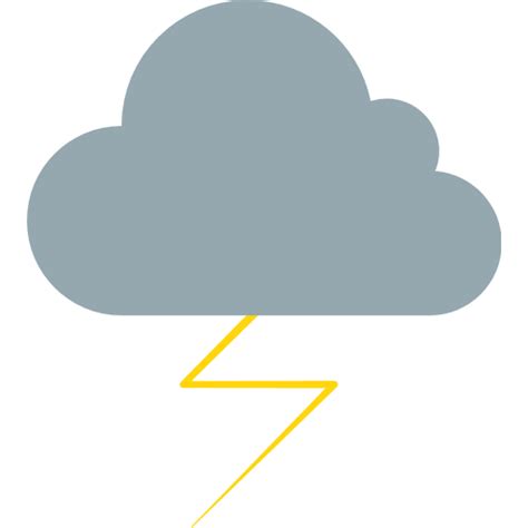 Lightning Cloud Emoji