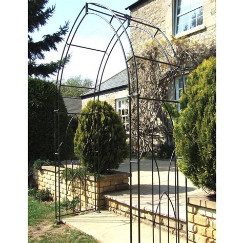 Gothic Steel Garden Arch Made In Britain By The Orchard | notonthehighstreet.com