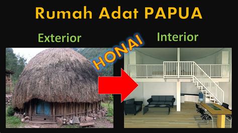 Desain Rumah Honai Minimalis Modern - YouTube