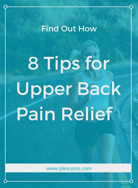 Simple Tips for Upper Back Pain Relief | Back pain relief, Upper back pain, Pain relief