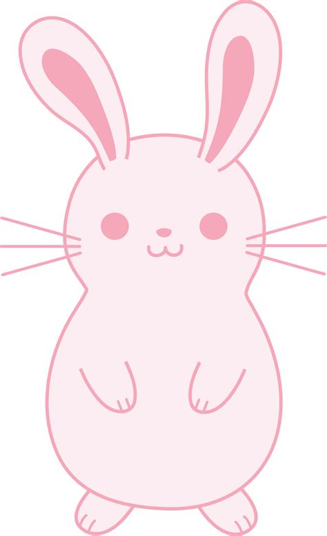 Cute Bunny Clipart Pink Easter Bunny Clip Art Baby Sh - vrogue.co