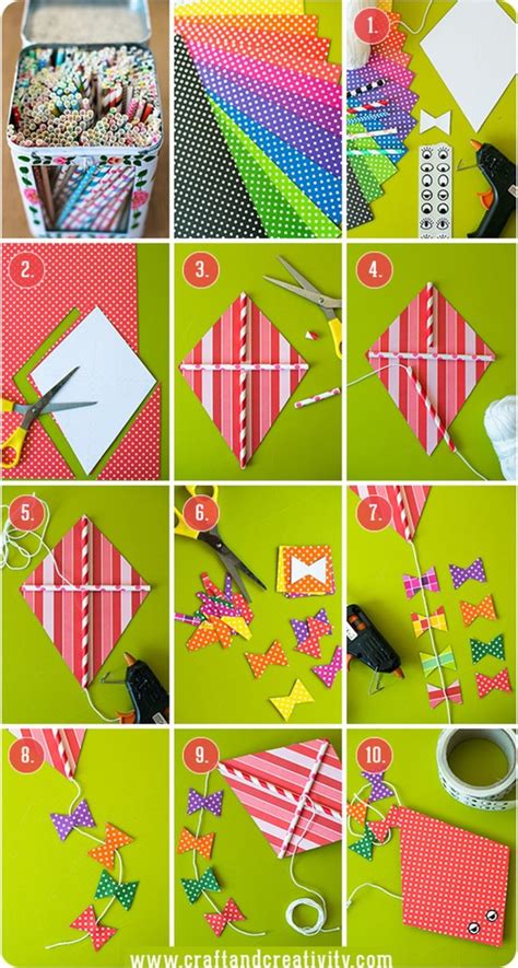 15 DIY Kite Making Instructions for Kids | Craft Projects