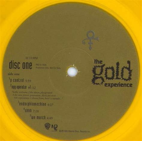 Prince The Gold Experience - Gold Vinyl US Promo 2-LP vinyl record set ...