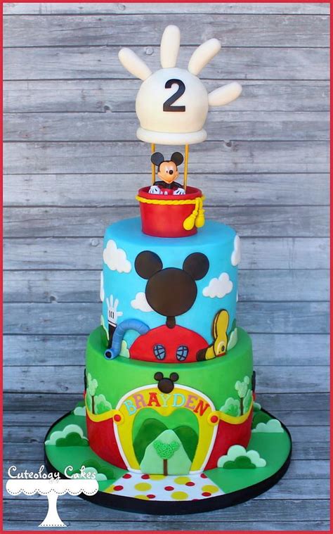 Mickey Mouse Clubhouse Cake Ideas : Mickey Mouse Shower Decorations ...