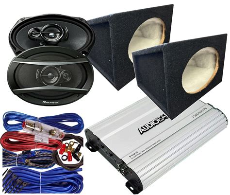 Pioneer Car Audio Stereo Pro Package: 2x 550w 6x9" Speakers, 1500W ...