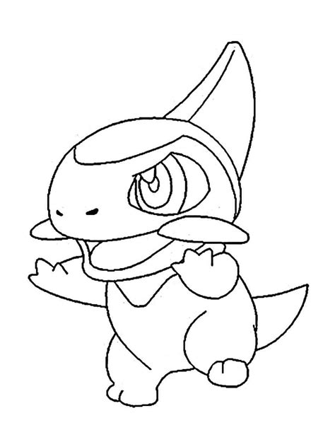 Pokemon Axew coloring pages - Free Printable