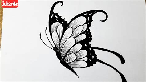 Butterfly Tattoo Drawings In Pencil