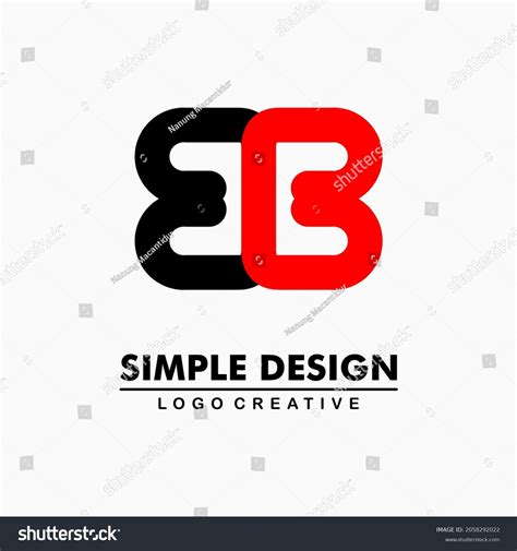 Letter B Logo Letter B Red Stock Vector (Royalty Free) 2058292022 ...