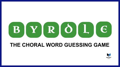 Byrdle Choral : Play the word guessing game on Infrexa