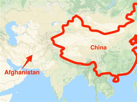 Afghanistan shares a tiny 46-mile border with China — here's the intriguing story of how the 2 ...