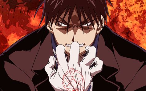 Обои на рабочий стол Roy Mustang / Рой Мустанг из аниме Fullmetal ...