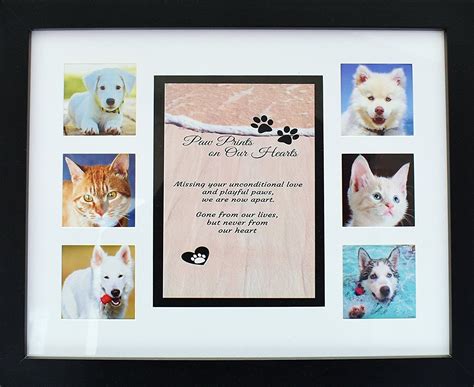 Amazon.com : Pet Memorial Collage Frame - 11x14" Picture Frame w ...