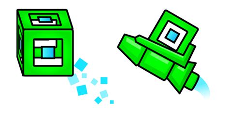 Geometry Dash Cube Sprite