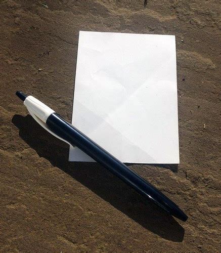 Blank Paper and Pen | Hi guys, If you would like to use any … | Flickr