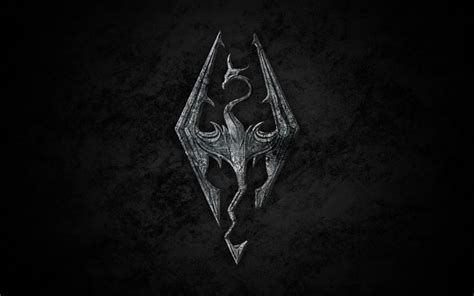 Skyrim Logo Wallpaper - WallpaperSafari