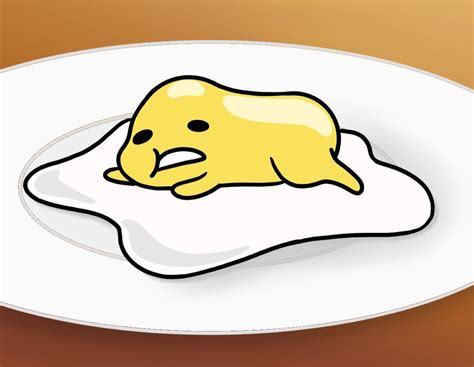 How To Draw Gudetama The Lazy Egg - Draw Central