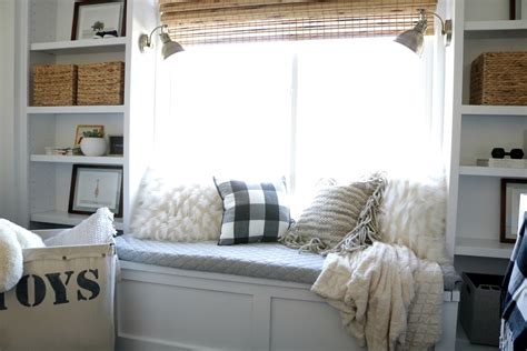 How to Build a Window Seat and Built-In Bookcase Tutorial - Nesting With Grace