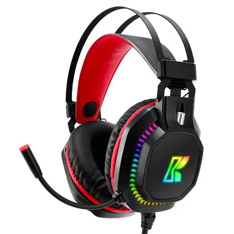 Usb Rgb Noise Cancelling Gaming Headphones With Mic Led Light Over Ear ...