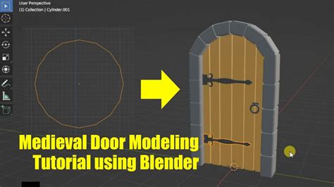 Medieval Door Modeling Tutorial using Blender - YouTube