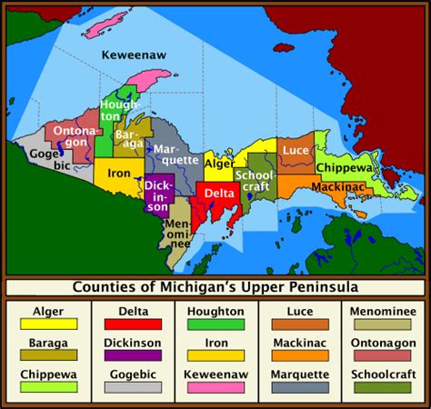 Upper Peninsula of Michigan; “racism” map highlights the UP – John de Nugent