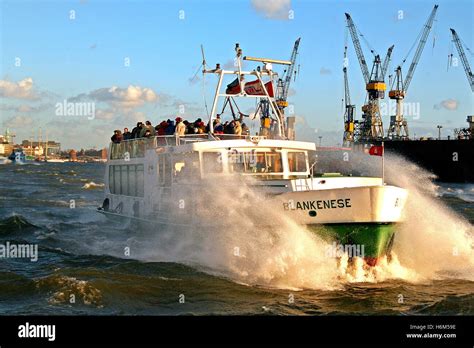 flooding and storm in hamburg Stock Photo - Alamy