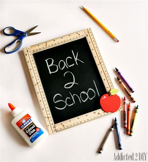 Back to School Chalkboard Sign - Addicted 2 DIY