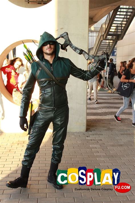 Green Arrow Cosplay Costume from Arrow | Arrow cosplay, Green arrow ...