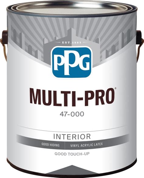 PPG Paints MULTI-PRO® 47-110/01 1 gal White Flat Interior Wall and ...