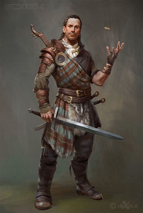 Bard's Tale IV - Bard, CONCEPT 4 | Portraits de personnages ...