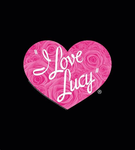 I Love Lucy - Floral Logo Digital Art by Brand A - Pixels