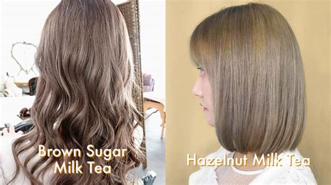 15 Milk Tea Hair Color Ideas To Copy