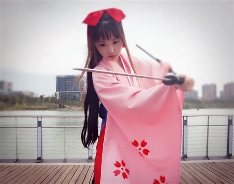 Sakura Wars Shinguuji Sakura Cosplay Costume Anime Custom Made Kimono Uniform on Aliexpress.com ...