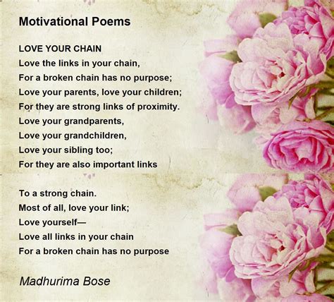 Motivational Poems - Motivational Poems Poem by Madhurima Bose