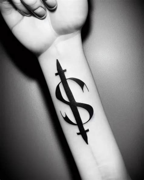 Dollar Sign Tattoo Meaning and Symbolism (Ambition)