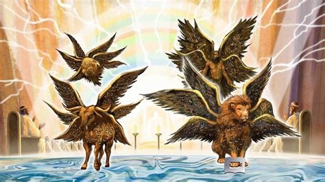 Ezekiel's Cherubim and Revelation's Four Living Creatures