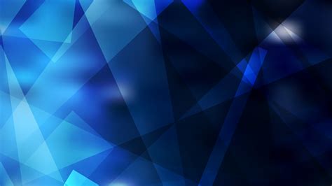 Geometric Abstract Blue Background Hd - lullypoell