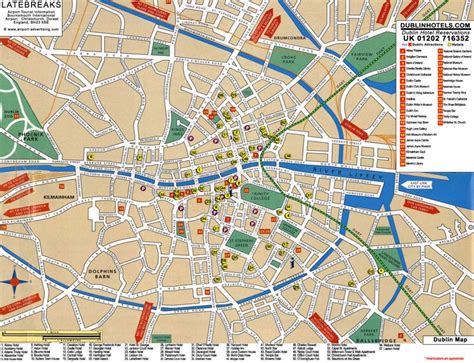 Dublin Tourist Map Printable | Printable Maps