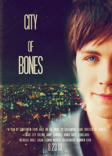 'The Mortal Instruments: City of Bones' fanmade character poster - City of Bones Movie Fan Art ...