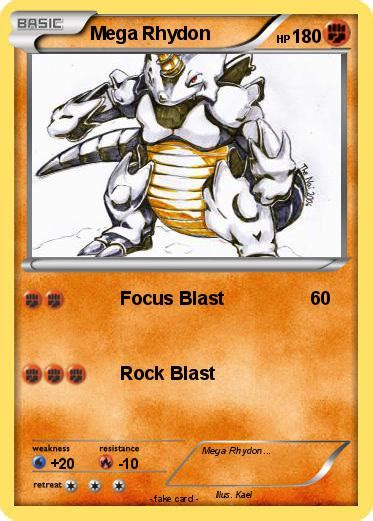 Pokémon Mega Rhydon - Focus Blast - My Pokemon Card